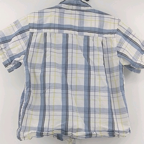 💙ZARA ZA-BOY Plaid Button Down Short Sleeve Shirt - Picture 2 of 2